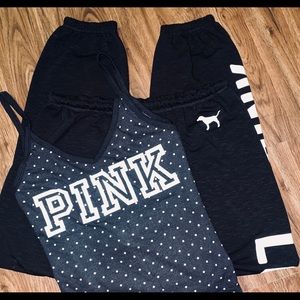 Victoria’s Secret PINK Tank and Jogger Set